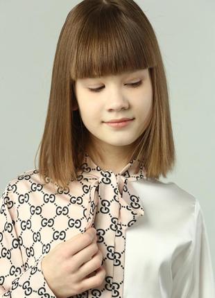 Стильная блузка для девочки9 фото