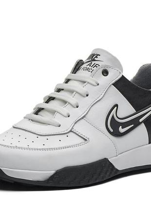 Nike aktiv sport ! кожаные белые кроссовки sport  стиль найк, кросовки  мужские1 фото