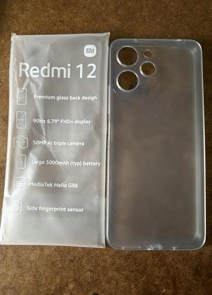 Чехол redmi 12 (новый)