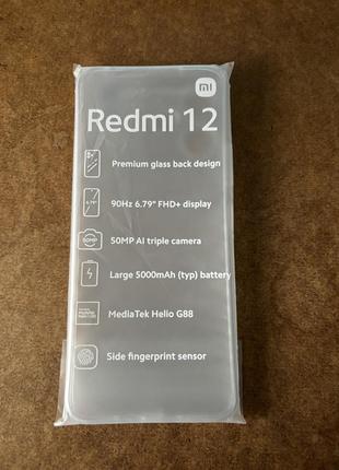 Чехол redmi 12 (новый)3 фото