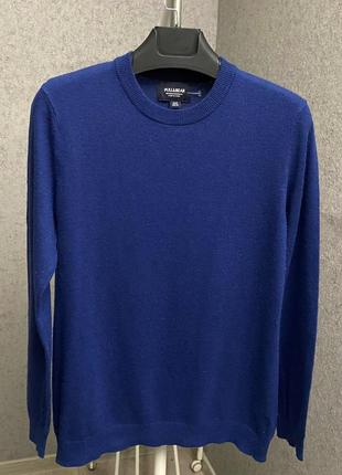 Синий свитер от бренда pull&bear2 фото