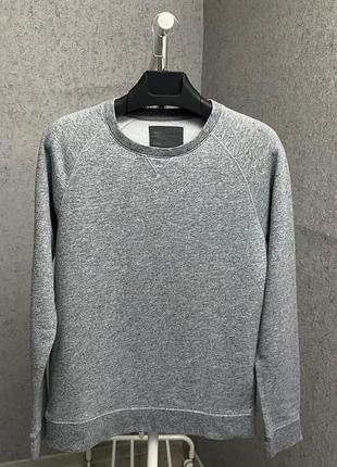 Сірий світшот від бренда h&m