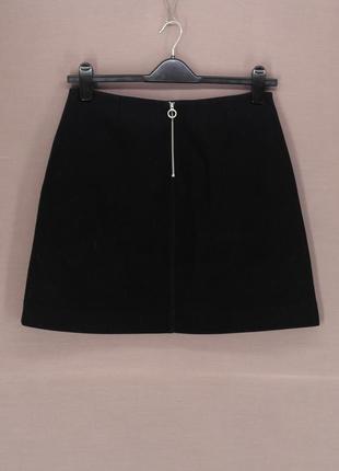 Брендовая юбка мини с карманами "marc jacobs". размер м.9 фото