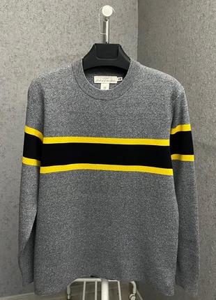 Сірий светр від бренда h&m