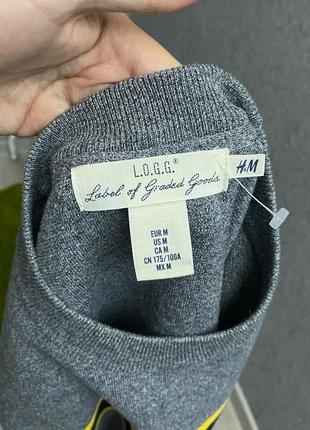 Серый свитер от бренда h&m5 фото