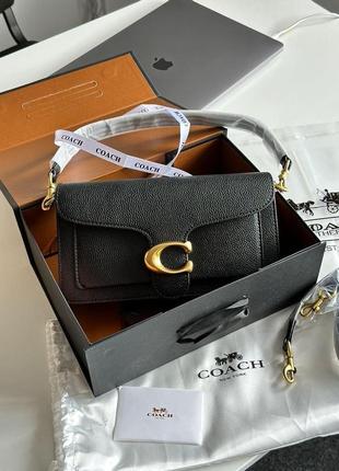 Жіноча сумка coach tabby shoulder bag 26 with signature canvas ch3 premium