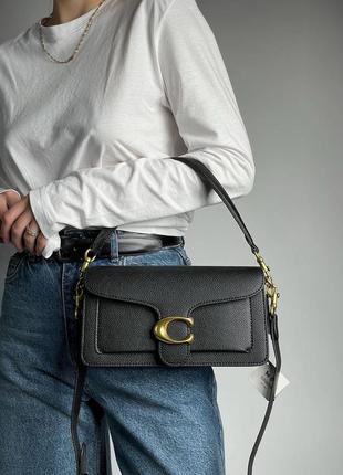 Жіноча сумка coach tabby shoulder bag 26 with signature canvas ch3 premium8 фото