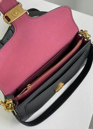 Жіноча сумка coach tabby shoulder bag 26 with signature canvas ch3 premium6 фото
