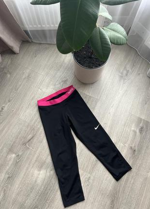 Спортивные лосины nike pro1 фото