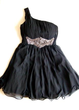 Платье нарядное вечернее шифон, длина 90 см.