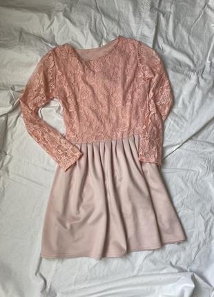 Плаття на підлітка рожеве2 фото
