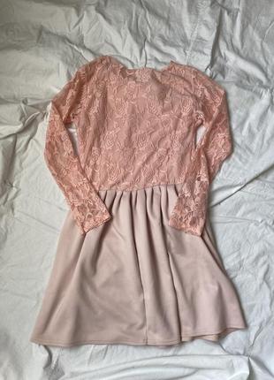 Плаття на підлітка рожеве5 фото