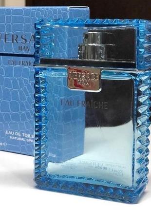 Versace man eau fraiche 100 мл туалетна вода версаче мен фреш духи парфуми чоловічі аромат