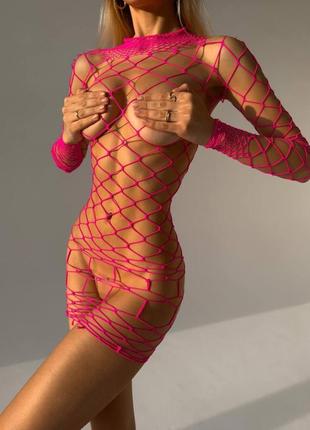 Сукня do2634/1 (рожева)