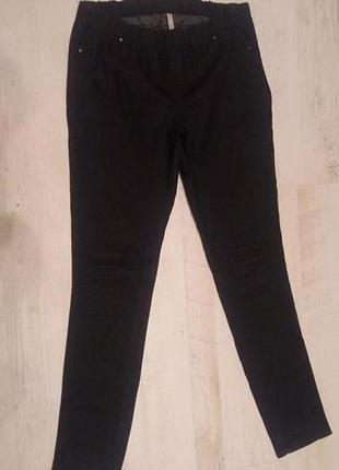 Джегинсы лосины леггинсы.фактура темносерый джинс  denim co раз.46-48