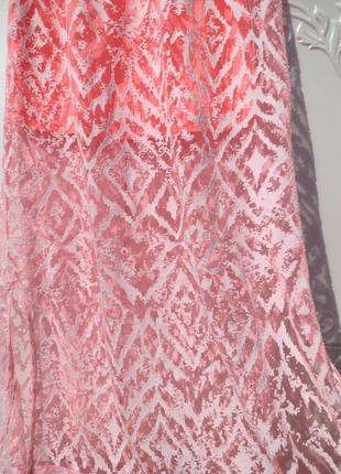 Яркая розовая летняя длинная юбка charles voegele3 фото
