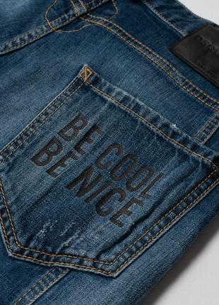 Dsquared2 tidy biker jeans ”be cool be nice” чоловічі штани8 фото