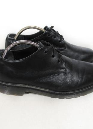 Туфли кожаные dr martens low стиль черные мужские размер 422 фото