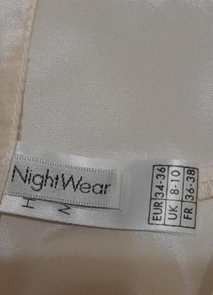 Женская атласная рубашка для сна nightwear3 фото