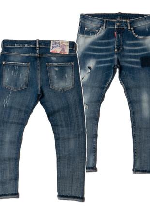 Dsquared2 distressed denim jeans  чоловічі джинси1 фото