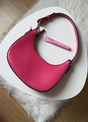 Рожева сумка сумочка багет primark
