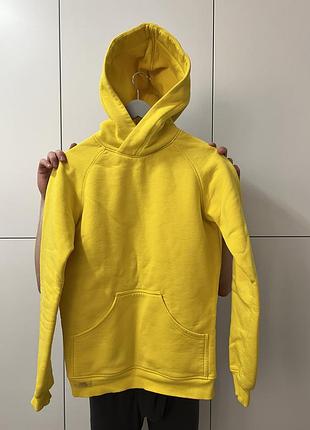 Жовтий спортивний костюм на флісі
