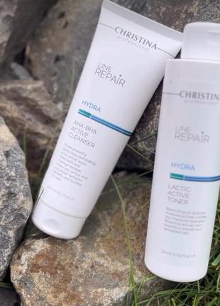 Christina hydra aha bha active cleanser очищающий гель с гликолевой салициловой кислотами1 фото