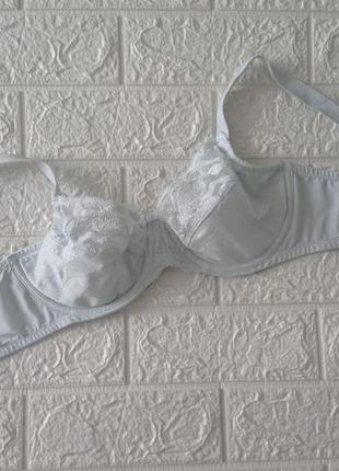 Бюстгальтер мереживний сірий р.34/с 75/с
