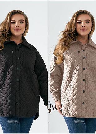 Демисезонная женская куртка рубашка