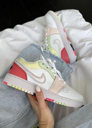 Найк аэр джордан ретро кожаные nike air jordan retro 1 low «ember glow»