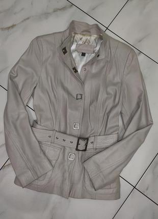 Женская мягенькая кожаная куртка swakara s (40-42)