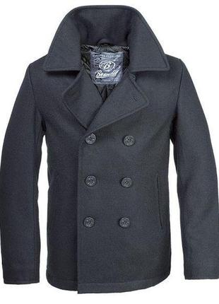 Бушлат brandit pea coat black (xxl)