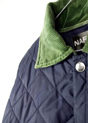 Синій стьобана куртка-коуч naf naf7 фото