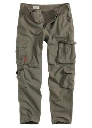 Surplus брюки surplus airborne slimmy trousers oliv gewas (s)2 фото