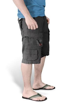 Surplus шорты surplus trooper shorts black gewas (l)4 фото