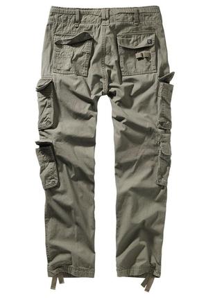 Brandit брюки brandit pure slim fit olive (s)2 фото