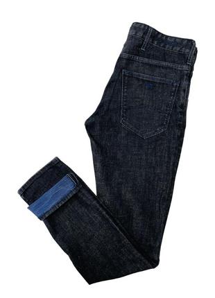Armani jeans slim fit оригинальные черно-серые джинсы