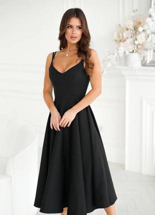 Коктейльное платье черная3 фото