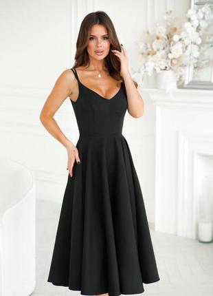 Коктейльное платье черная6 фото