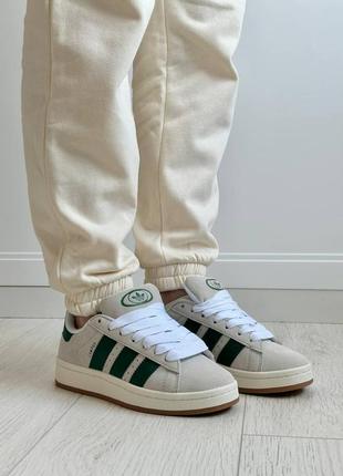 Adidas campus crystal dark green8 фото