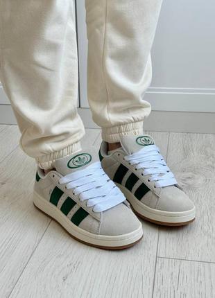 Adidas campus crystal dark green1 фото