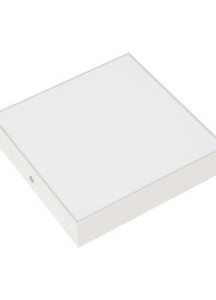 Светильник потолочный светодиодный накладной квадратный (48 w/вт, 6400k, 4320 lm, ip20, белый) sofia/s-48