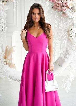 Коктейльное платье розовое5 фото