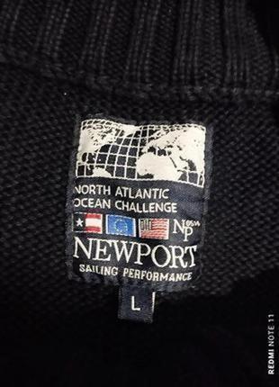 Комфортный теплый хлопковый свитер американского бренда newport4 фото
