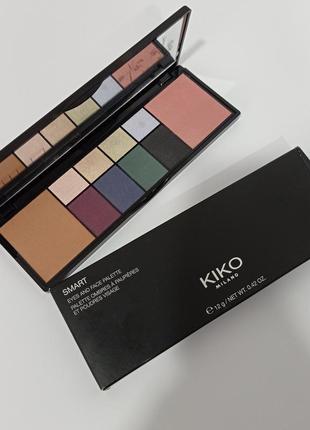 Палитра для глаз и лица kiko milano7 фото