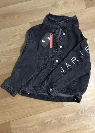 Джинсовая куртка оверсайз, джинсовка, пиджак4 фото
