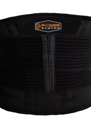 Пояс-корсет для поддержания спины эластичный спортивный тренировочный для фитнеса power system ps-6014 l/xl