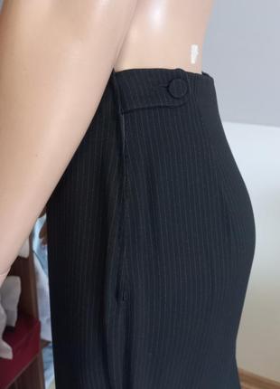 Emporio armani! оригинал! стильные прогулочные брюки/брюки палаццо высокая талия6 фото