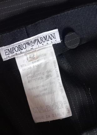 Emporio armani! оригинал! стильные прогулочные брюки/брюки палаццо высокая талия7 фото