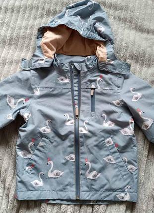 Куртка-ветровка фирменная"тсм" на девочку 1,5-2 года.1 фото